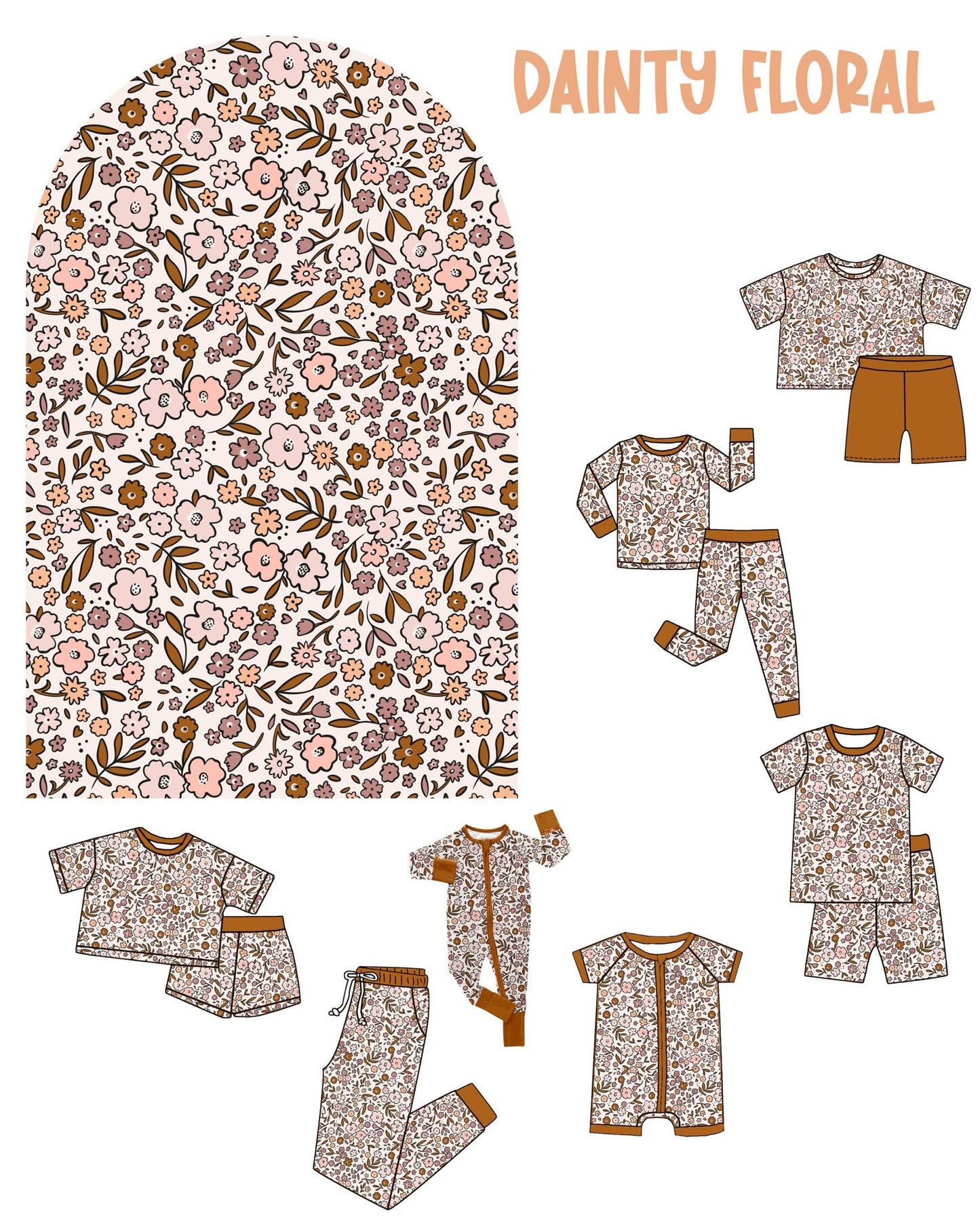 DAINTY FLORAL l ADULT SIZE l ARRIVED IN AUGUST