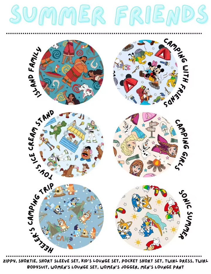 SUMMER FRIENDS SHORTIE | READY TO SHIP