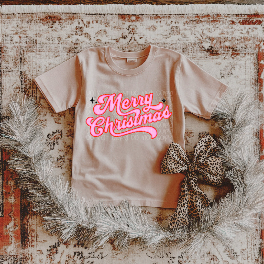 Merry Christmas Pink