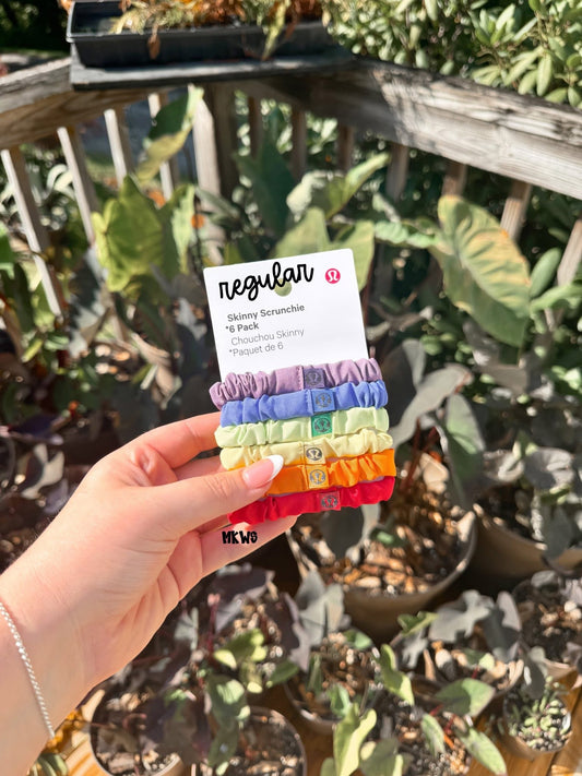 Skinny Scrunchie 6 Pack
