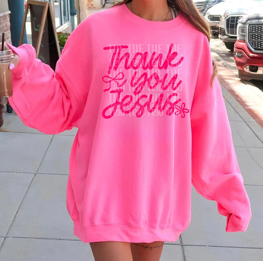 Thank You Jesus Pink