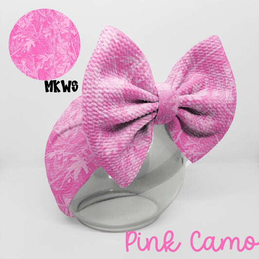 Camo Headwraps + Bows