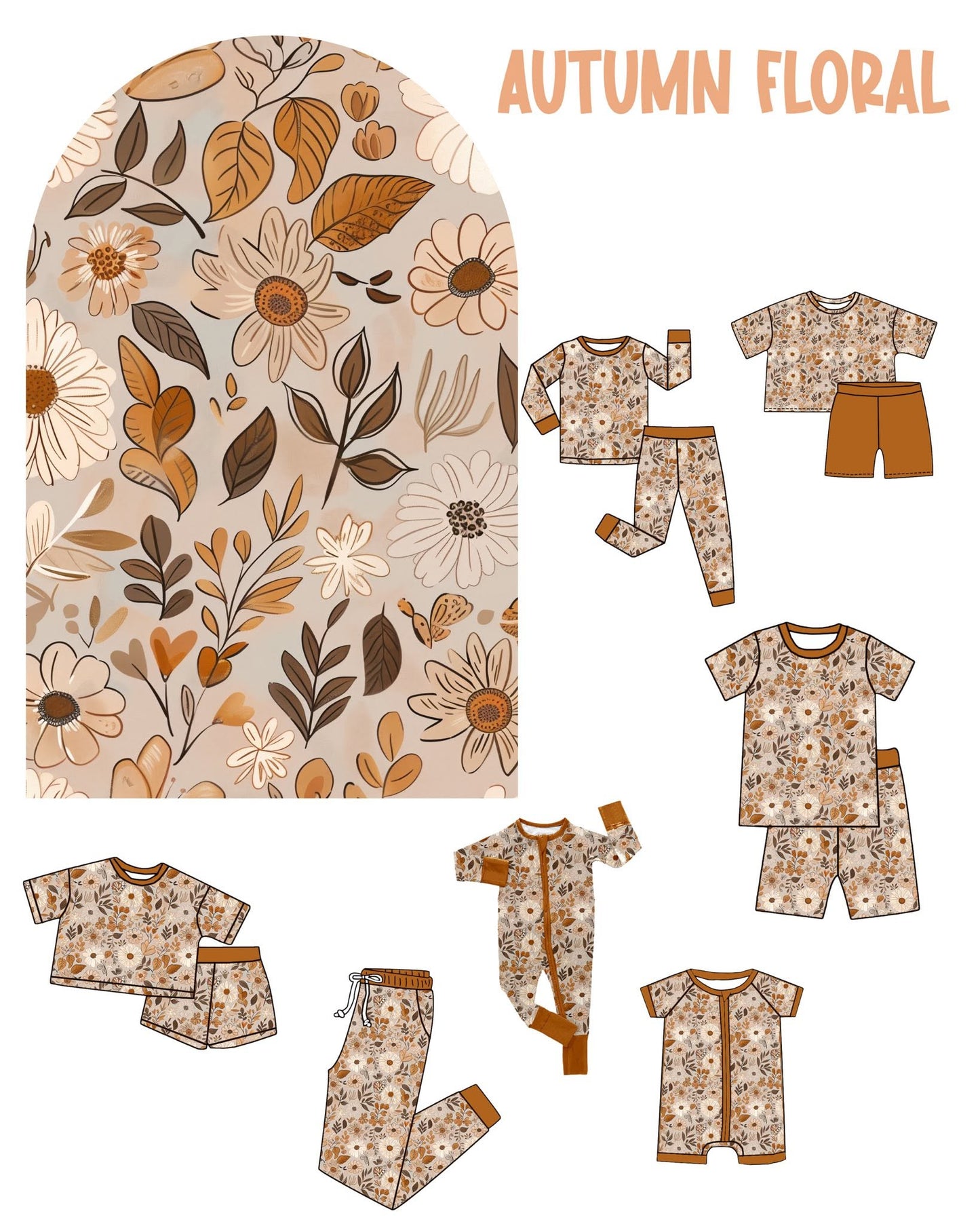 AUTUMN FLORAL l KIDS SIZE l ARRIVED IN AUGUST