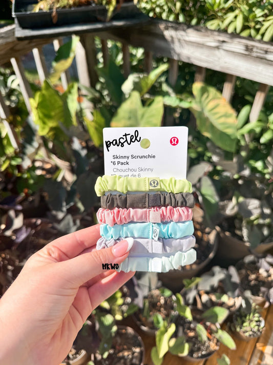 Skinny Scrunchie 6 Pack