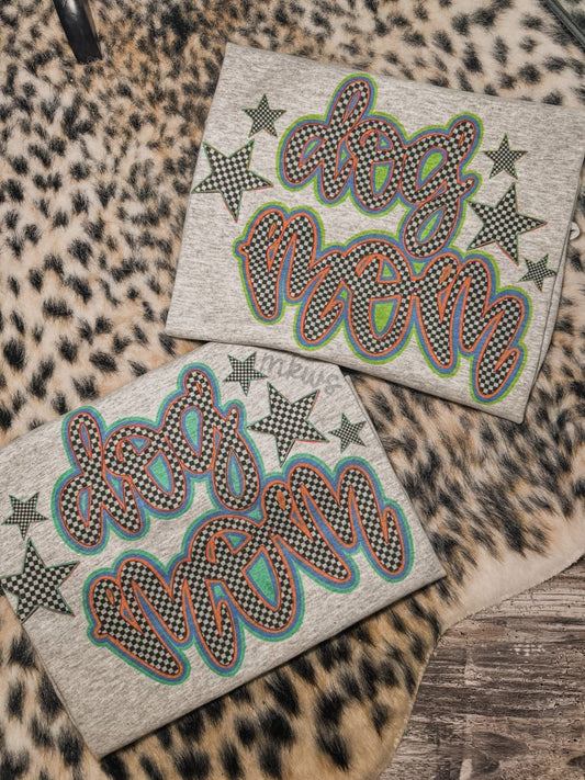 Dog Mom Checker Star