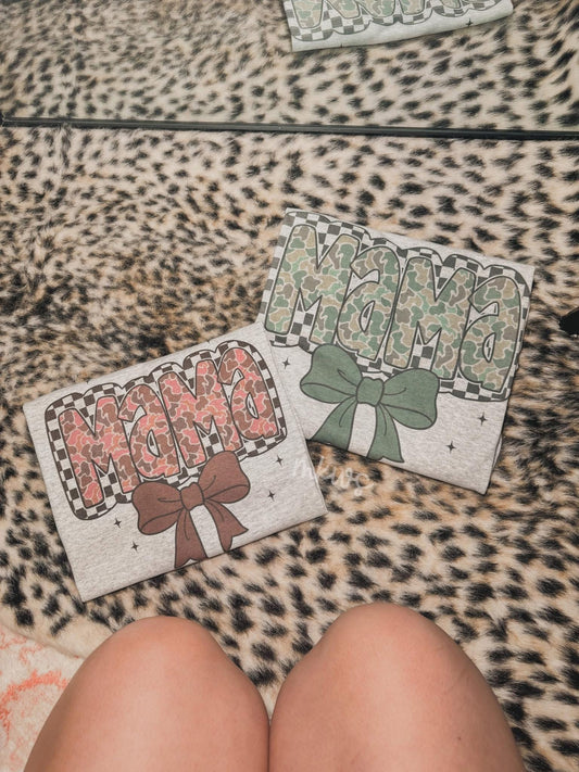 Mama Camo Bow