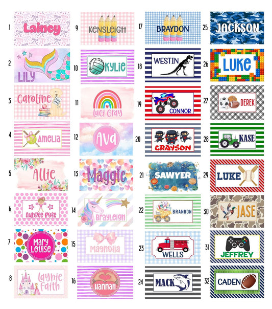 Snack Box Custom Name