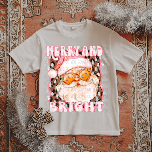 Merry & Bright Lou Santa Leopard